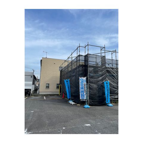 商業施設足場組み立て工事