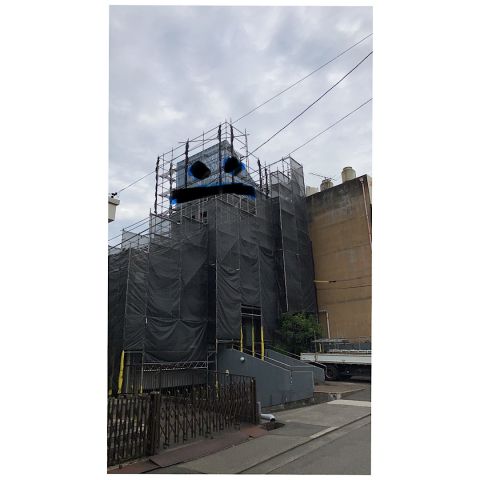 商業施設仮設足場工事