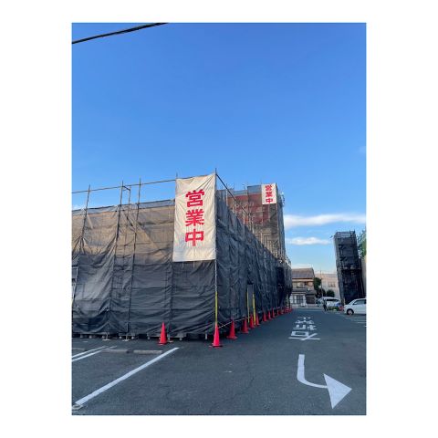 商業施設足場組み立て工事