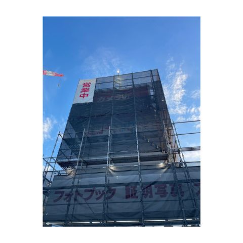 大型店舗足場組み立て工事