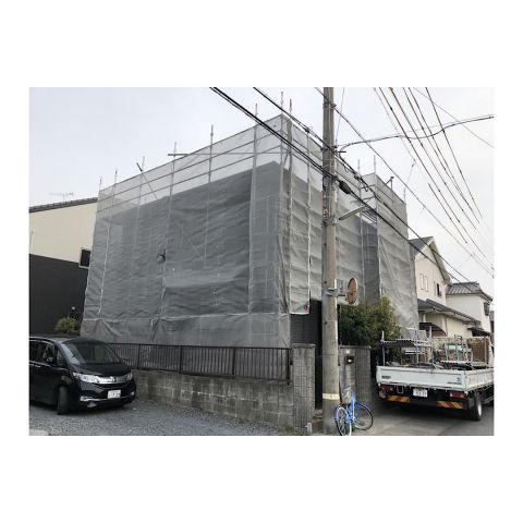 戸建て足場工事 戸建て外壁リフォーム工事