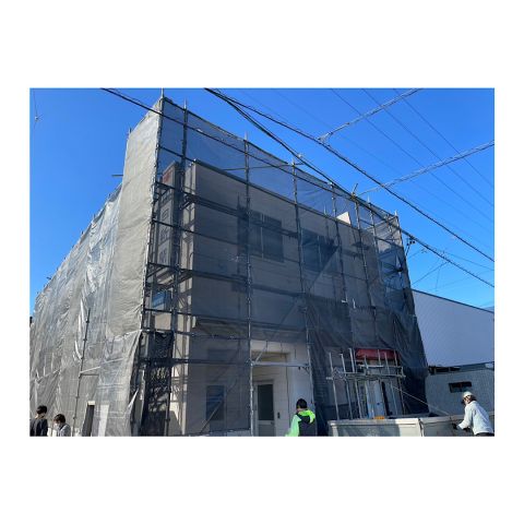 商業施設足場組み立て工事