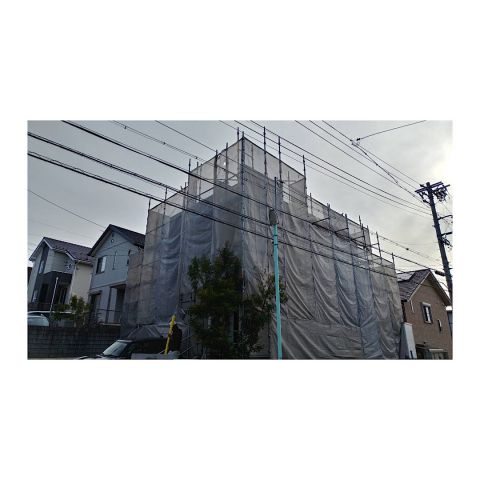 民家足場組み立て工事