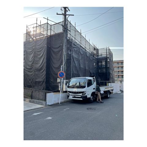 アパート足場組み立て工事