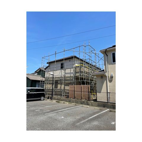 戸建て足場工事 仮設工事 塗装用足場