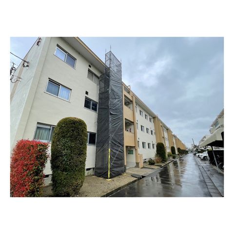 配管工事用足場組み立て工事 防水工事