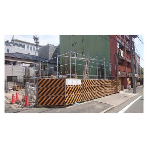 マンション新築足場組み立て工事