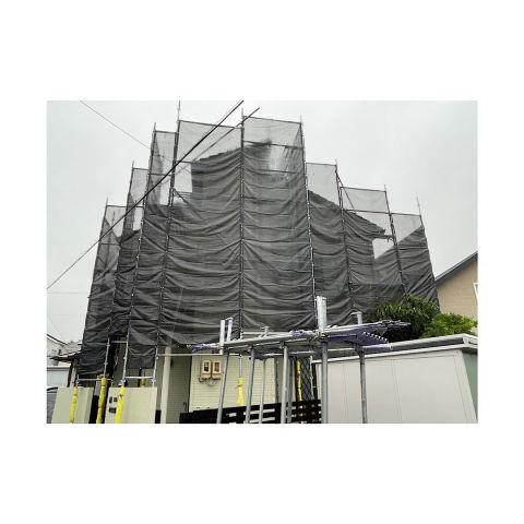 住宅足場工事 外壁塗装工事 シーリング工事