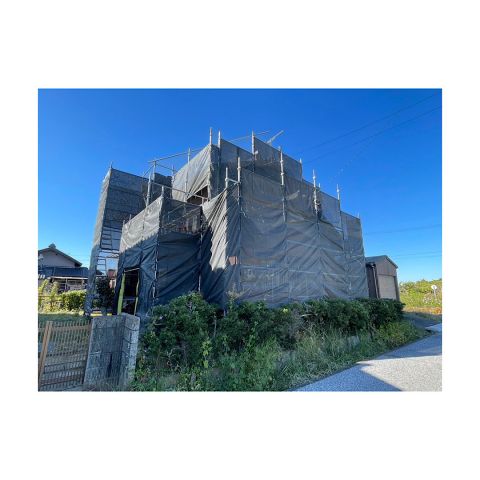 住宅足場工事 外壁塗装 シーリング工事 防水工事