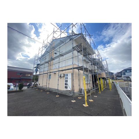 アパート足場組み立て工事