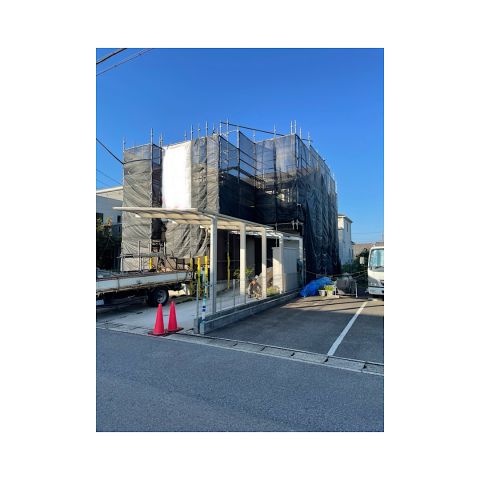 恵那市 戸建て足場組み立て工事