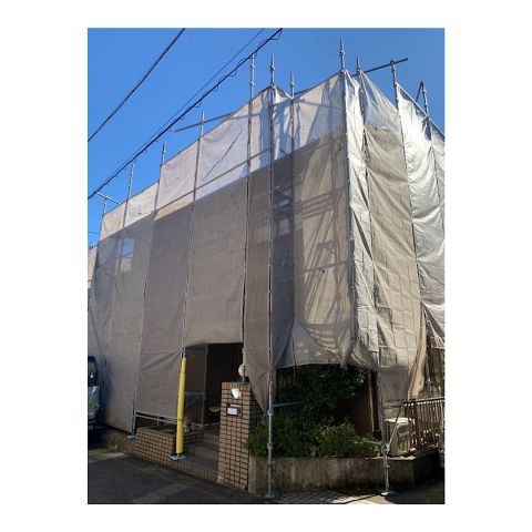 鈴鹿市 住宅足場組み立て工事