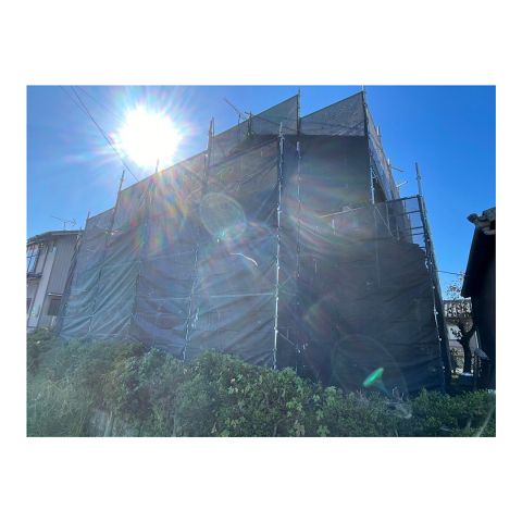 民家足場組み立て工事