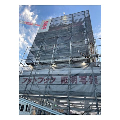 大型店舗足場組み立て工事 仮設工事
