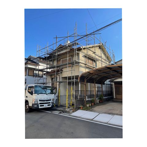 民家足場組み立て工事