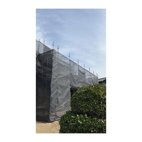 瓦工事用足場組み立て工事