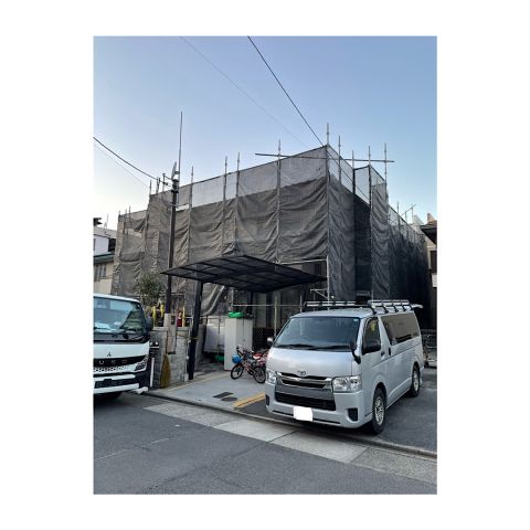 戸建て足場組み立て工事
