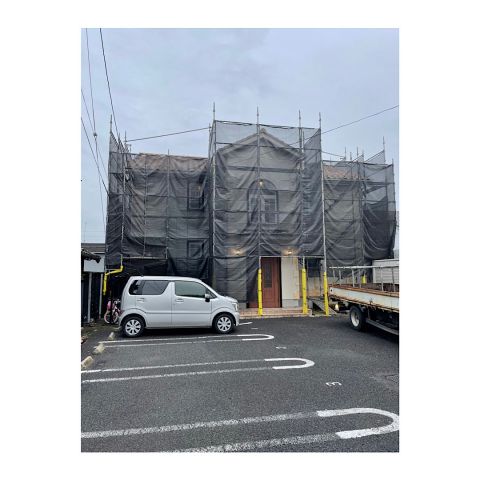 アパート足場組み立て工事