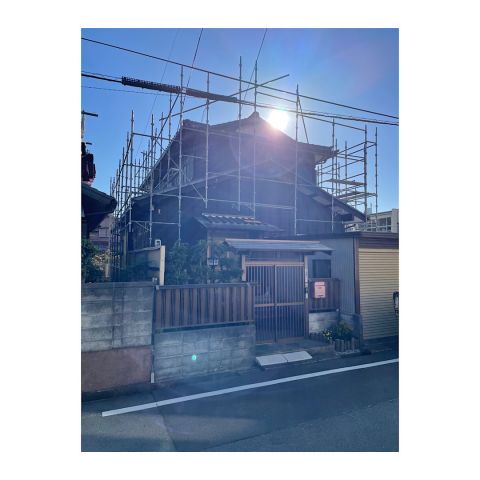 戸建て足場組み立て工事 仮設工事