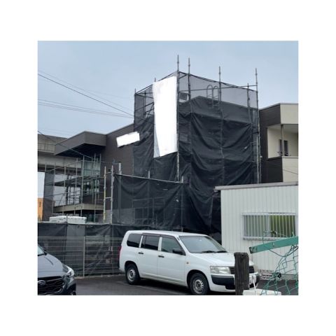 商業施設足場組み立て工事