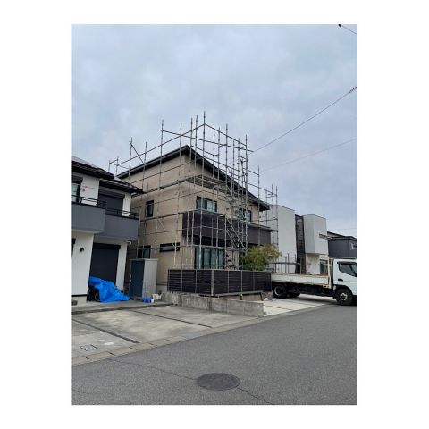 民家足場組み立て工事