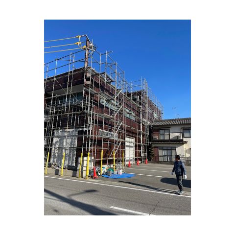 工場足場組み立て工事