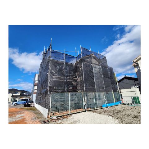 ソーラーパネル用足場工事