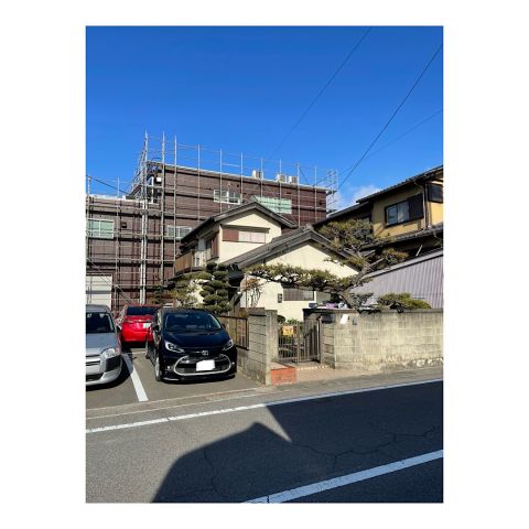 工場リフォーム用足場組み立て工事