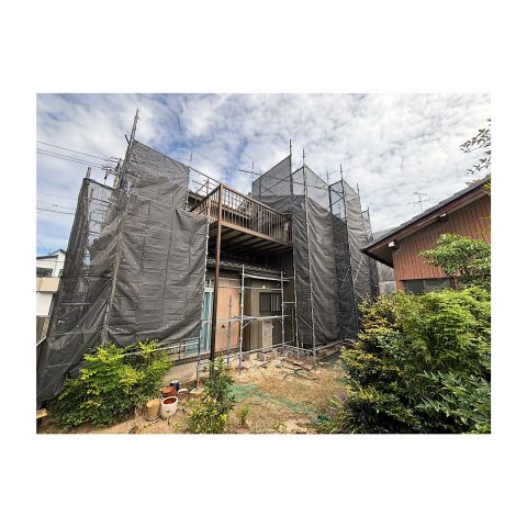 鈴鹿市 戸建て足場工事