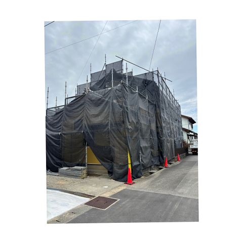 住宅足場組み立て工事 瓦伏せ替え工事