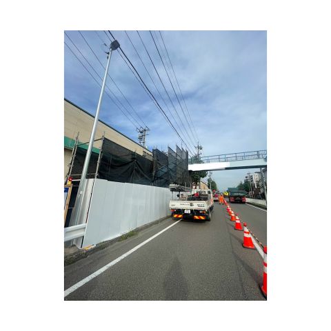 橋梁足場組み立て工事 吊り足場