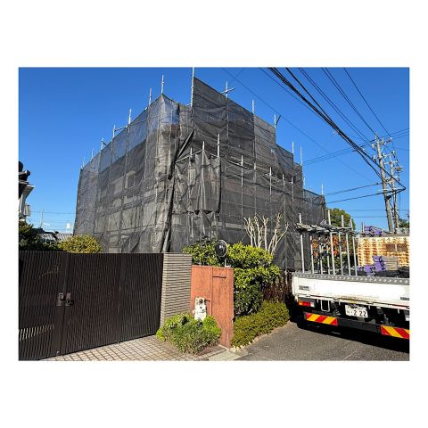 瑞浪市 民家足場組み立て工事