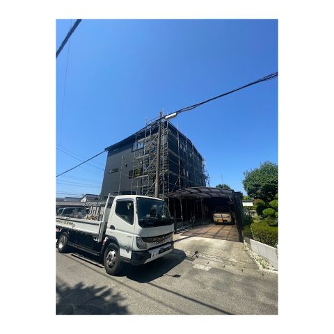 戸建て足場組み立て工事