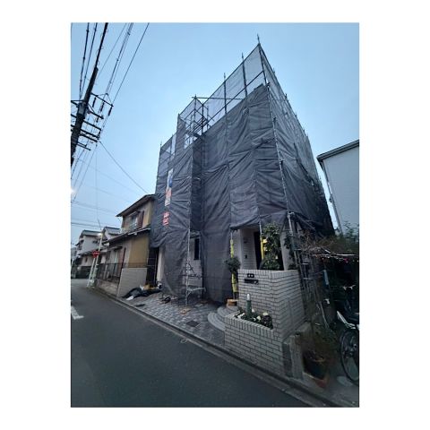 住宅足場組み立て工事 樋取り替え工事